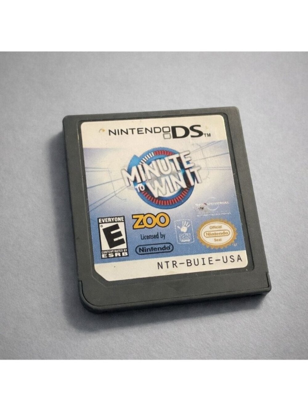 Minute to Win It (Nintendo DS, 2010) - Zoo Games - Fun Party Mini-Games Untested